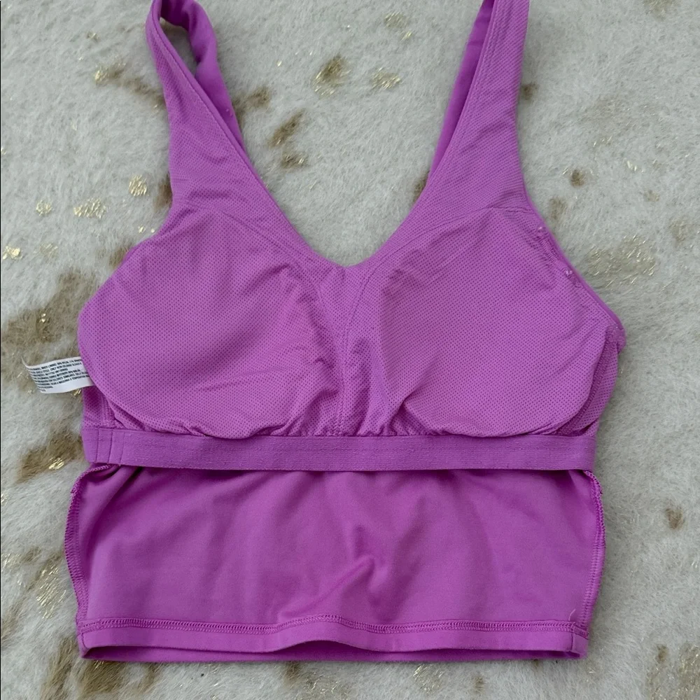 All in Motion Fuschia Crop Top - Picture 4 of 5